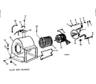 Kenmore 867819450 blower assembly diagram