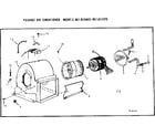 Kenmore 867819470 blower assembly diagram