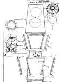 Cabinet and fan assembly