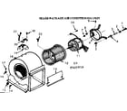 Kenmore 867820940 blower assembly diagram