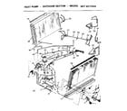 Kenmore 867821044 functional replacement parts diagram
