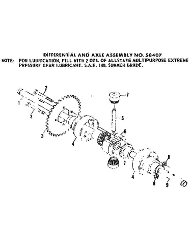 Differential and axle assembly