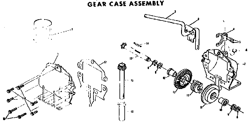 Gear case assembly