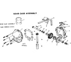 Craftsman 13163331 gear case assembly diagram
