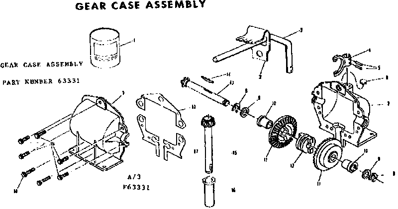 GEAR CASE ASSEMBLY