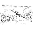 Craftsman 131962860 gear case assembly diagram