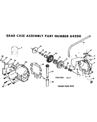 Gear case assembly