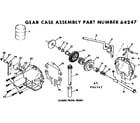Tractor Accessories 64247 gear case assembly diagram