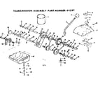 Craftsman 13164297 transmission assembly diagram