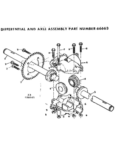 Differential and axle assembly