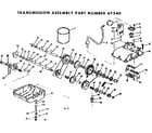 Tractor Accessories 67340 transmission assembly diagram