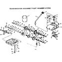 Craftsman 13196363 transmission assembly diagram