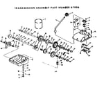 Craftsman 13196891 transmission assembly diagram
