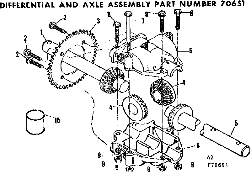 Differential and axle assembly