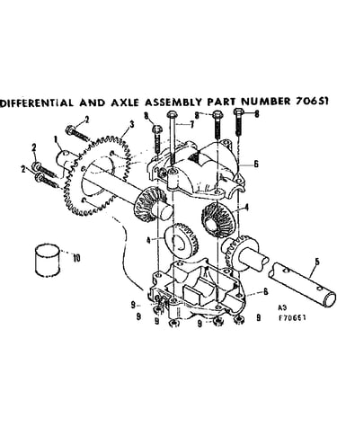 Differential and axle assembly