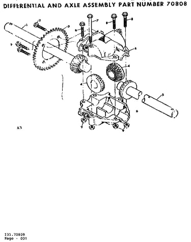 Differential and axle assembly