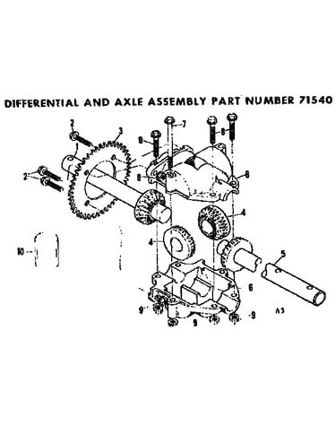 Differential and axle assembly