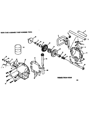 Gear case assembly