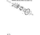 Tractor Accessories 73350 differential and axle assembly diagram