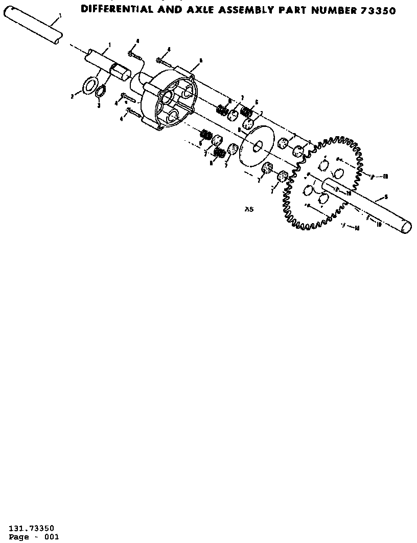 Differential and axle assembly