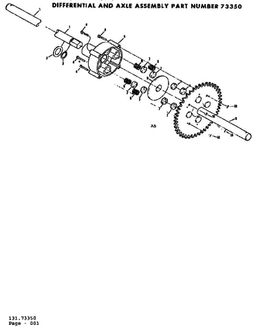 Differential and axle assembly