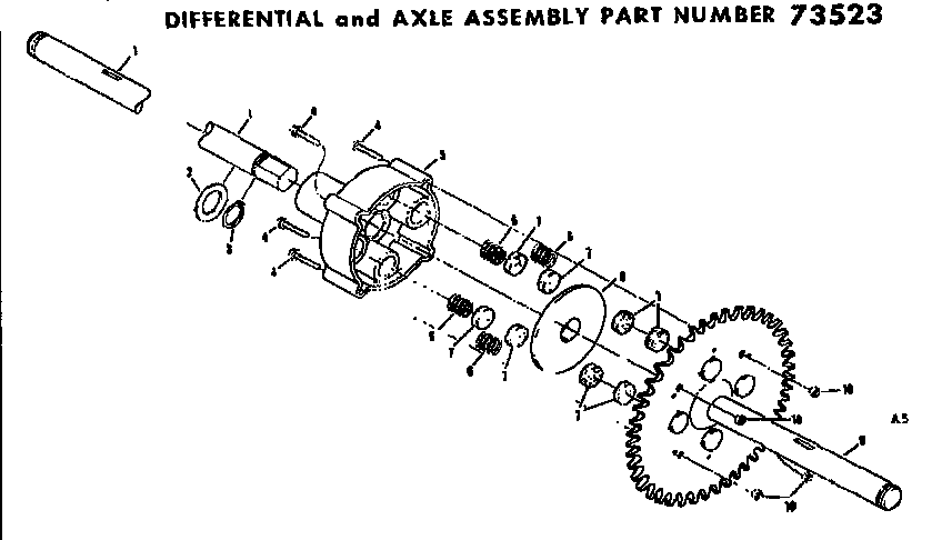 Differential and axle assembly
