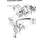 Craftsman 131794033 transmission assembly diagram