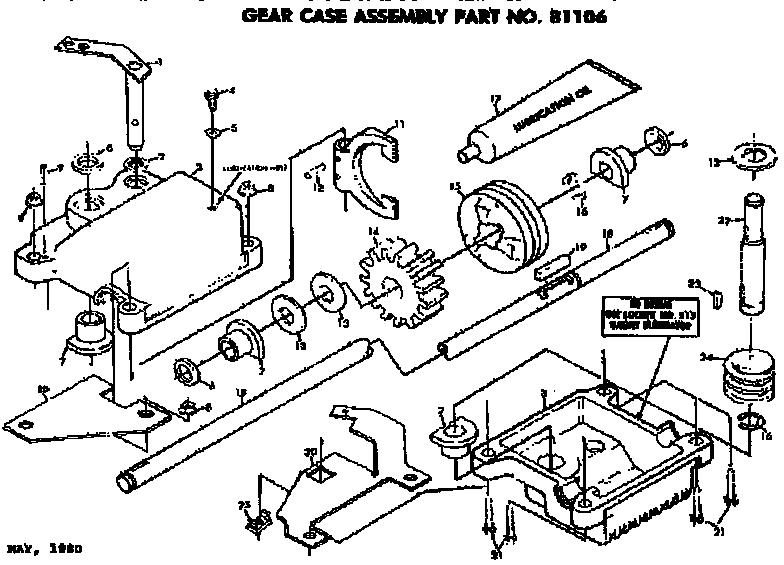 Gear case assembly