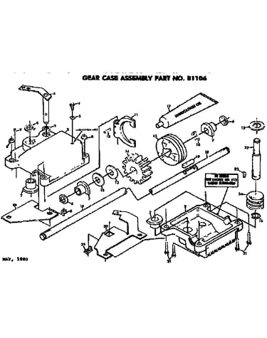 Gear case assembly