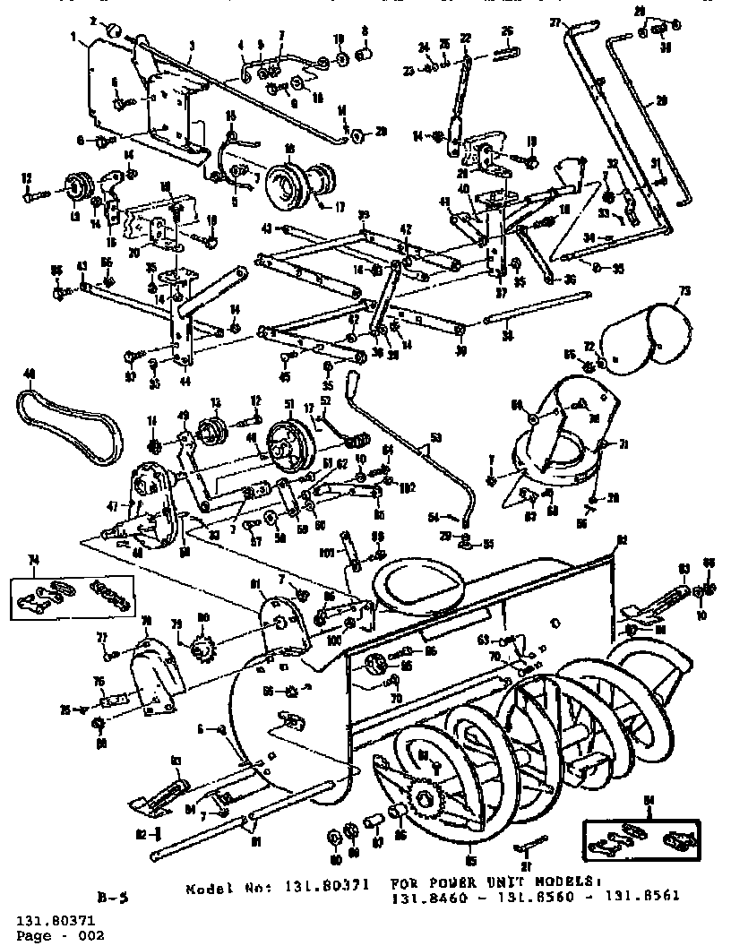 Belt guard assembly mdl 131.80371