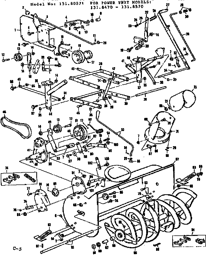 Belt guard assembly mdl 131.80371