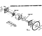 Craftsman 131881441 differential & axle diagram