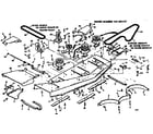 Craftsman 131881721 housing and blade spindle assembly diagram