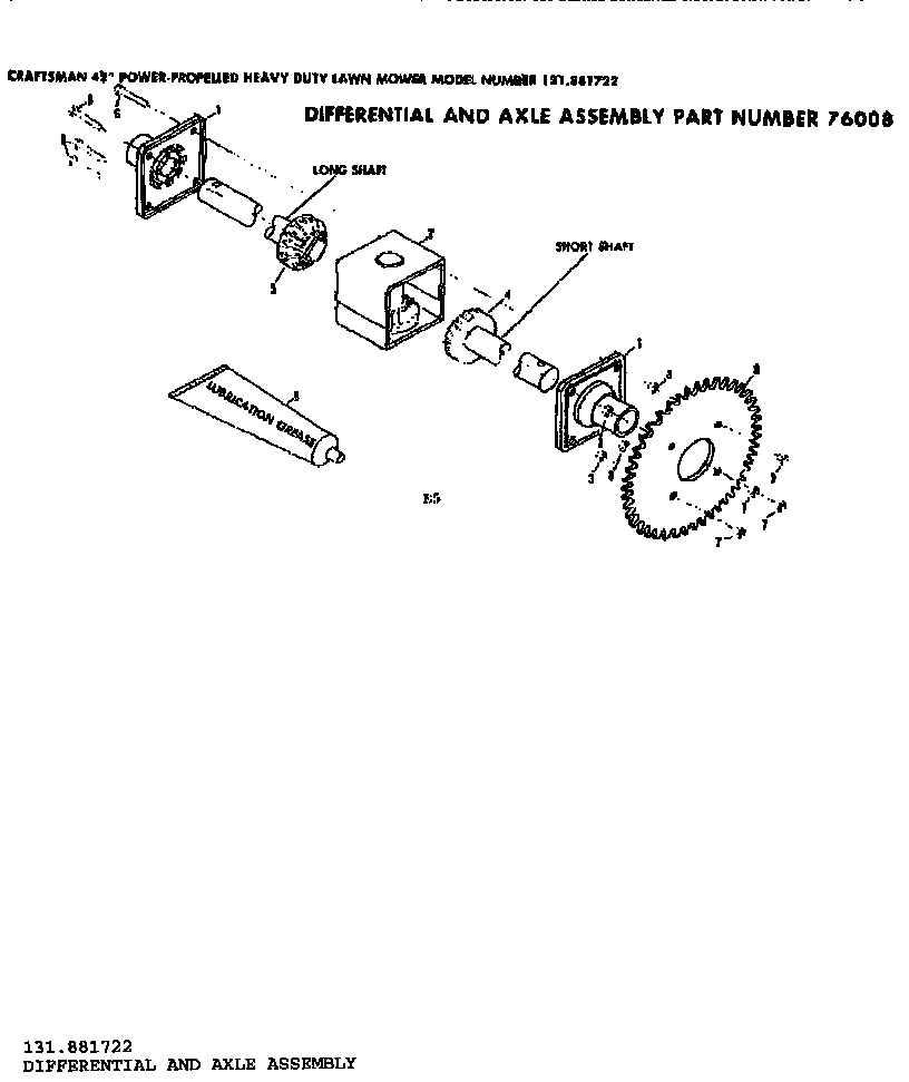 Differential and axle assembly