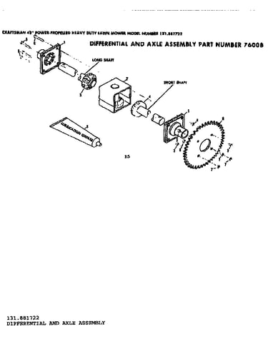 Differential and axle assembly