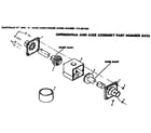 Craftsman 131881801 differential and axle assembly diagram