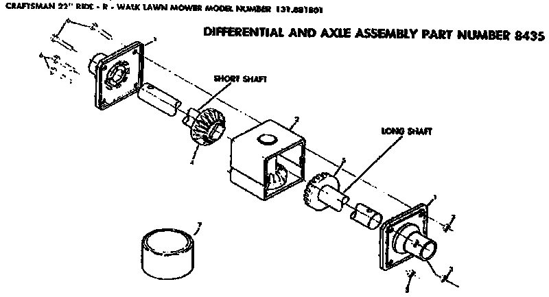 Differential and axle assembly