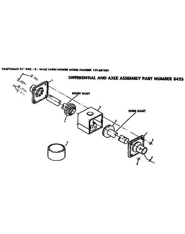 Differential and axle assembly