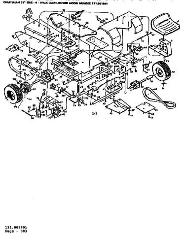 Wheel and base assembly