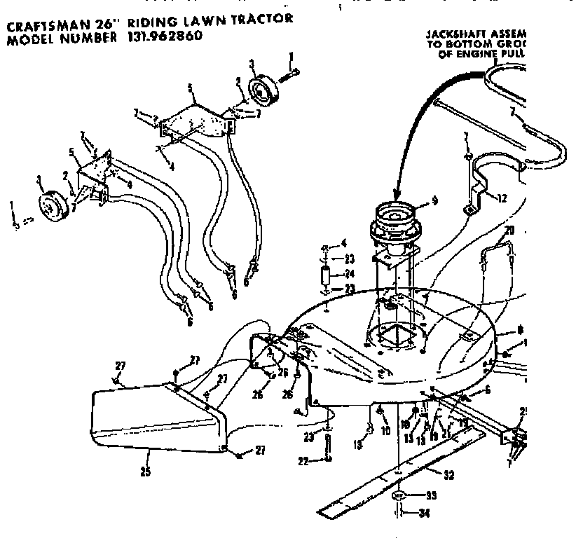 MOWER HOUSING