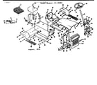 Craftsman 13196891 steering assembly and seat diagram