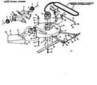 Craftsman 13196900 mower deck diagram