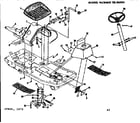 Craftsman 13196901 seat assembly diagram