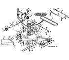 Craftsman 13196930 mower deck diagram