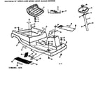 Craftsman 13196940 main body and seat assembly diagram