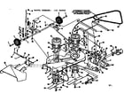Craftsman 13196960 mower deck diagram