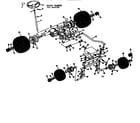 Craftsman 13196970X steering and front axle diagram