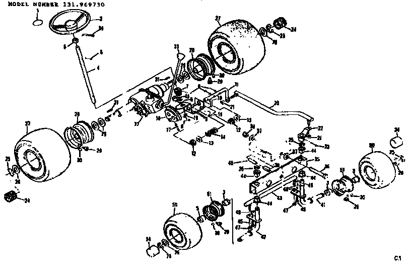 Steering and front axle
