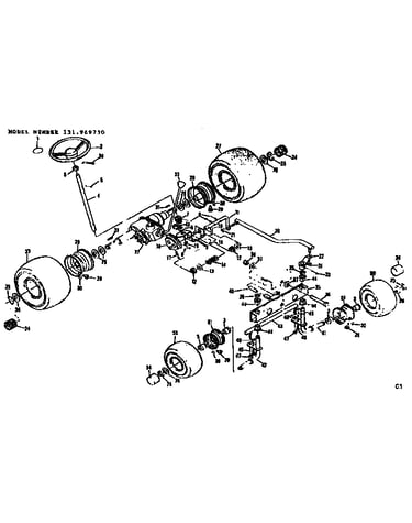 Steering and front axle