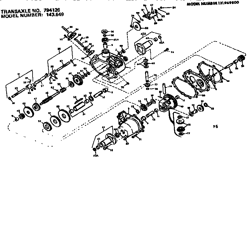 TRANSAXLE NO. 794126